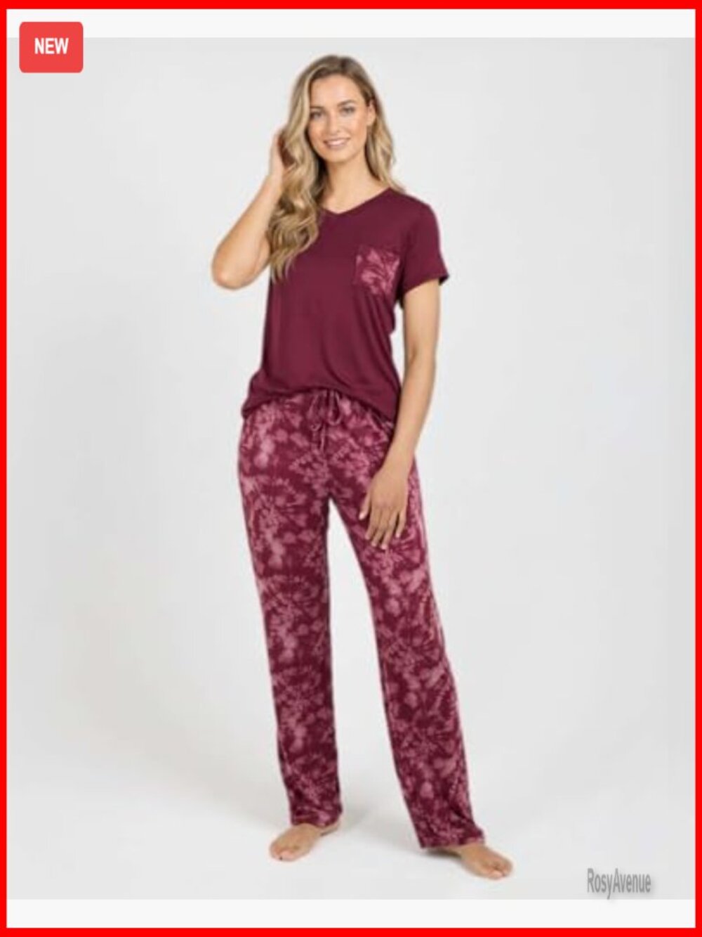 2 Pack Women's Pajama Sets Short Sleeve Loungewear Sleepwear - Picture 5 of 7